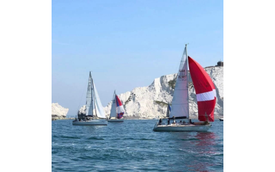 Sailing the Needles IOW