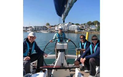 Sailing in Cowes IOW