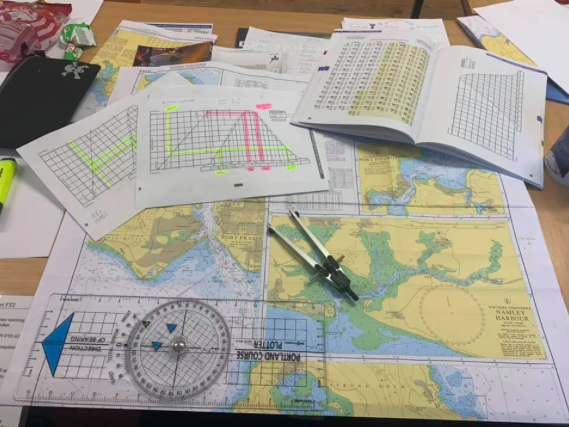 RYA Yachmaster Coastal Theory Navigation Course Solent Boat Training